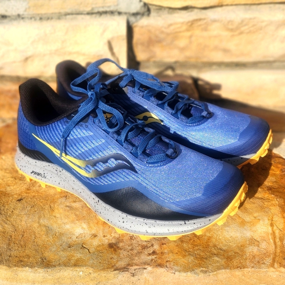 Saucony Women's Peregrine 12, Size 12, Basin/Gold